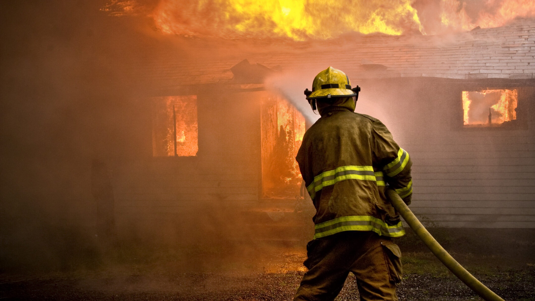 Professional fire damage restoration and smoke cleanup in a residential property